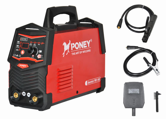 পোর্টেবল এমএমএ ডিজিটাল ওয়েল্ডিং মেশিন 140amp 200amp ওয়ান টাচ সেট আপ